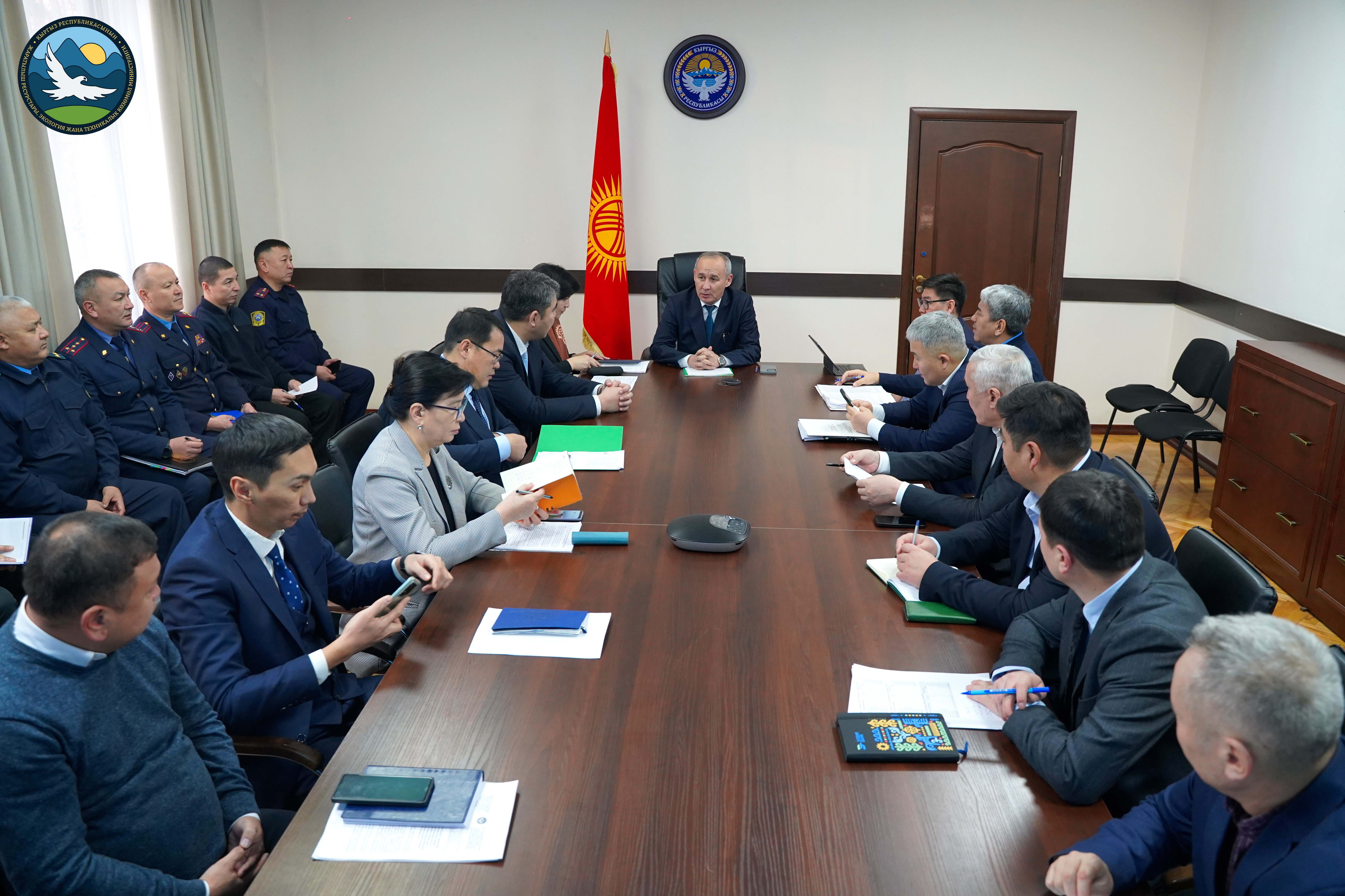 Бишкек шаарларындагы  жана Чүй облусундагы  атмосфералык абаны жакшыртуу боюнча ведомстволор аралык комиссиянын кеңейтилген жыйыны