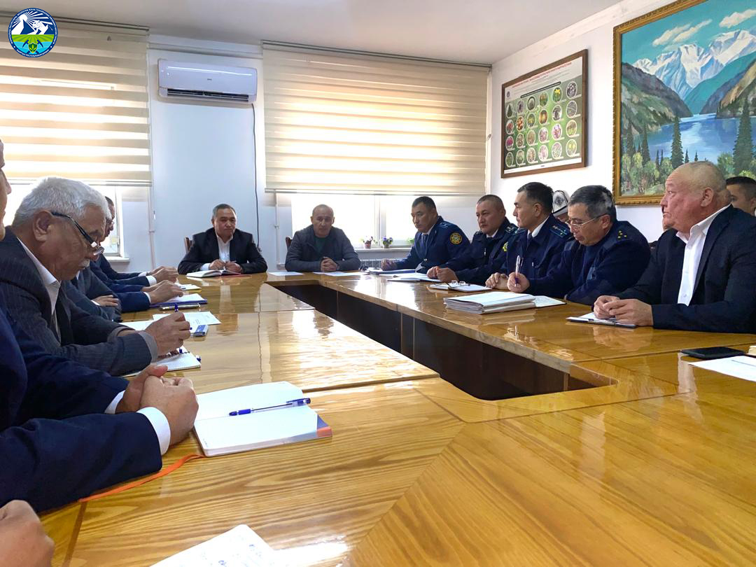 Министр природных ресурсов М. Машиев побывал с рабочим визитом в Жалал-Абадском региональном управлении