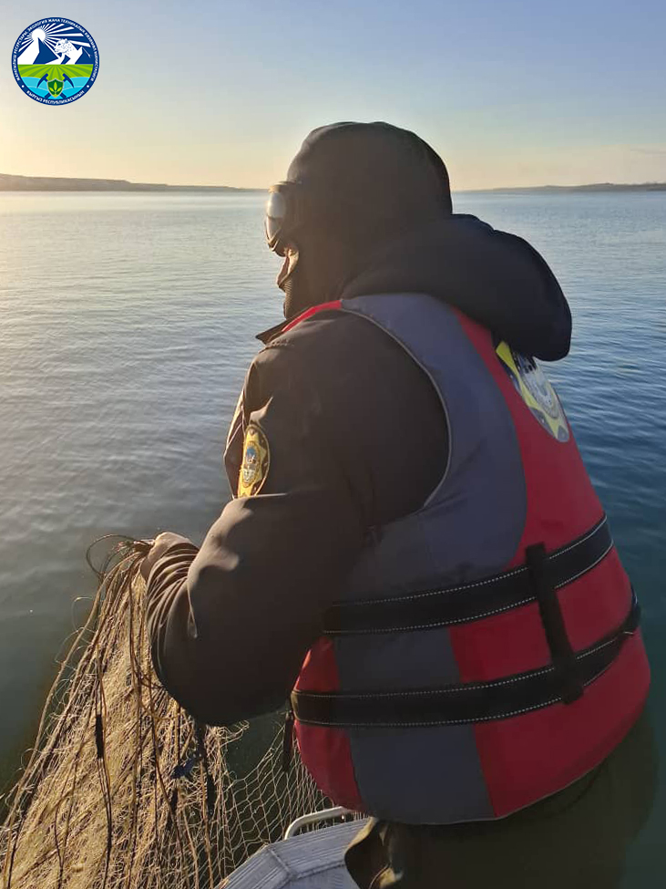 В Иссык-Кульской области проведён рейд против незаконного вылова рыбы