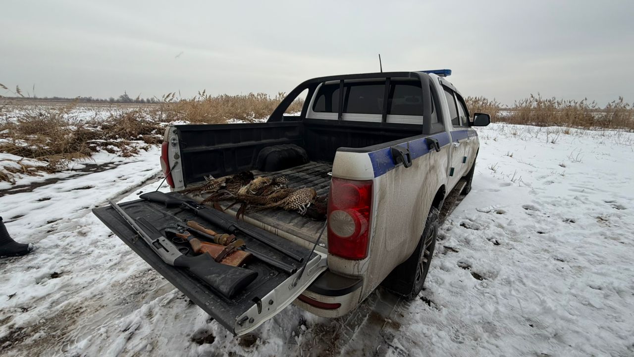 В Чуйской области задержаны нарушители правил охоты