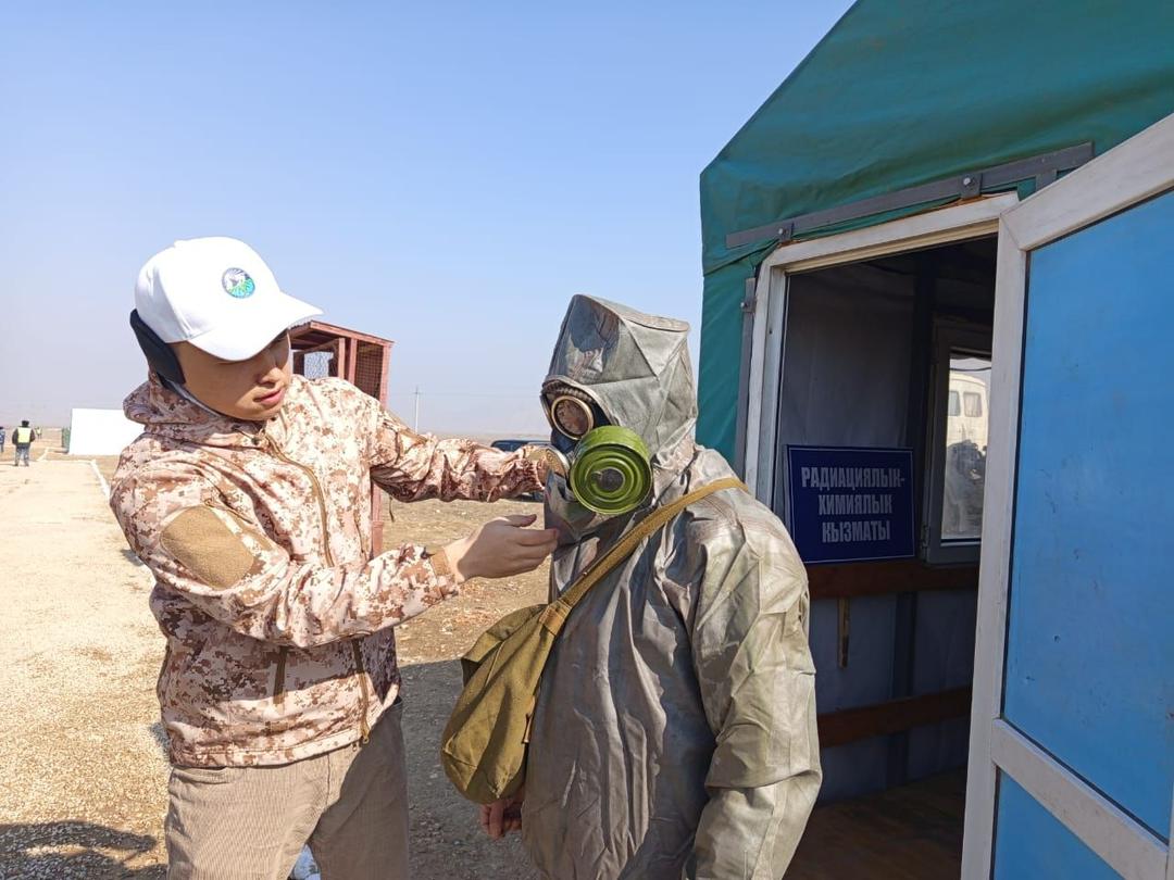 Баткен облусунда Жарандык коргонуу боюнча командалык-штабдык машыгуулар өткөрүлдү