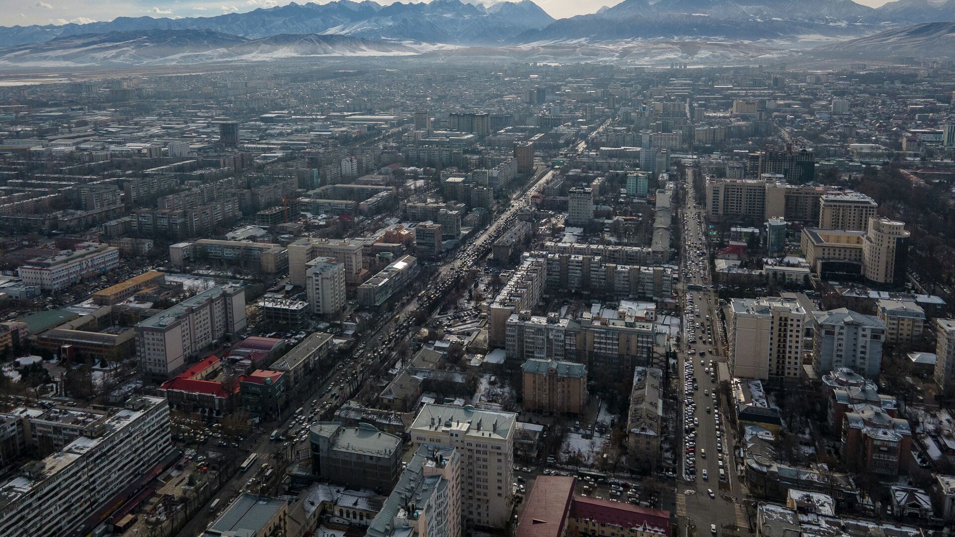 Качество воздуха в Бишкеке на 12 января